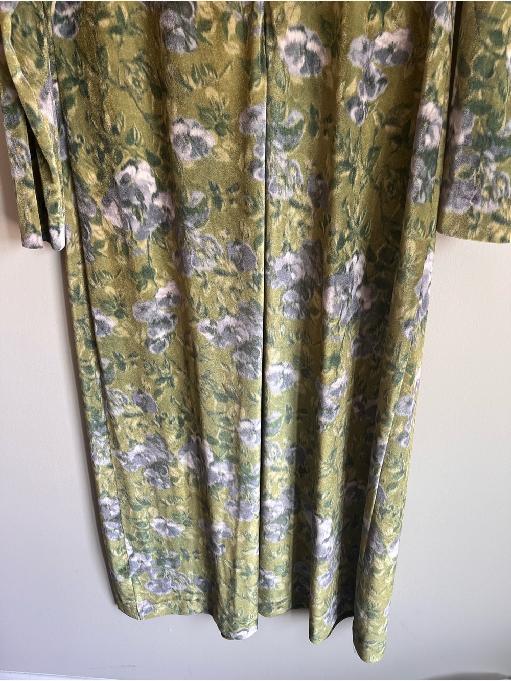 Tuckernuck Muted Meadow Velvet Ellery Dress Women's Size XXXL Fall Party - Picture 9 of 13